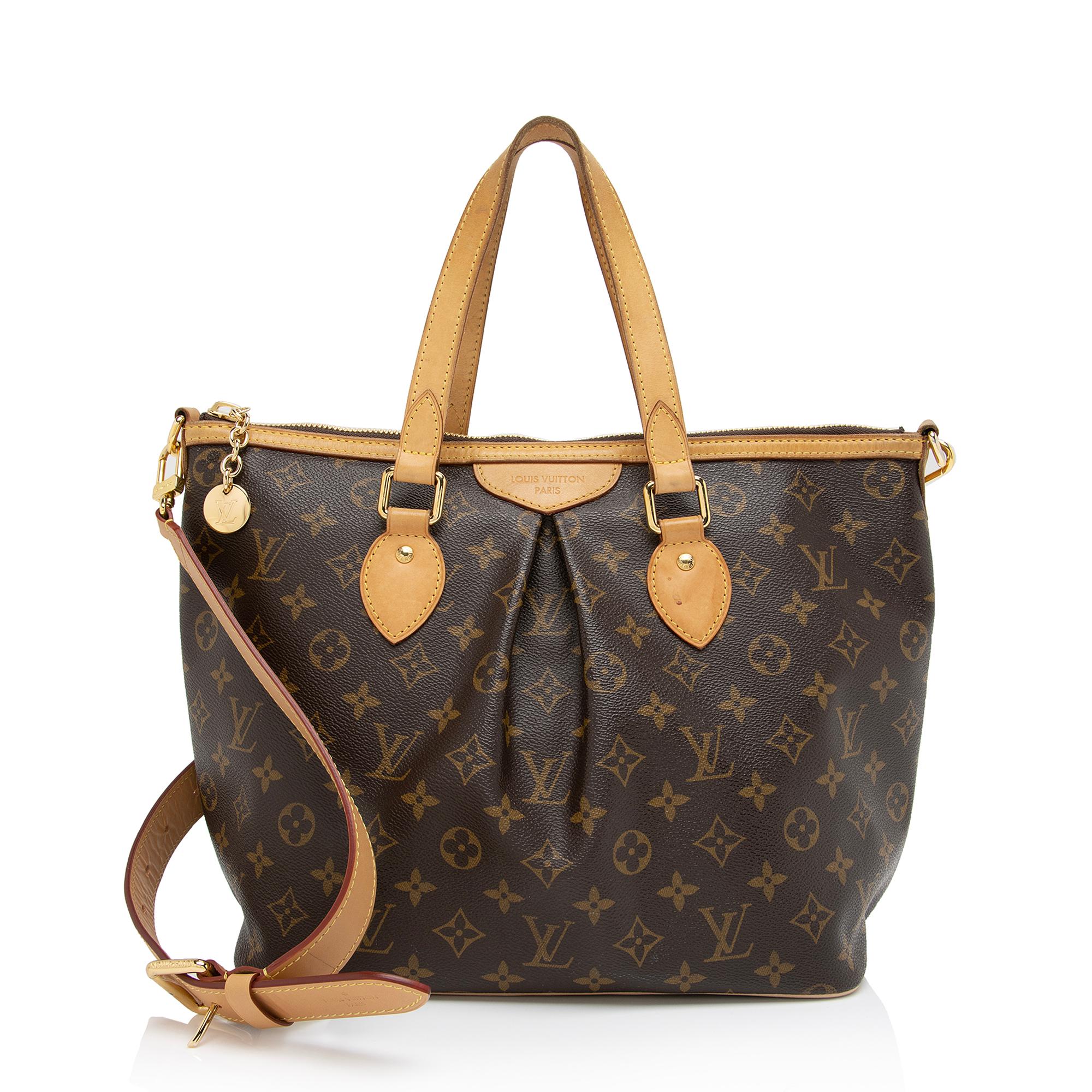 Louis Vuitton Monogram Canvas Palermo PM Tote (SHF-7STe5d)