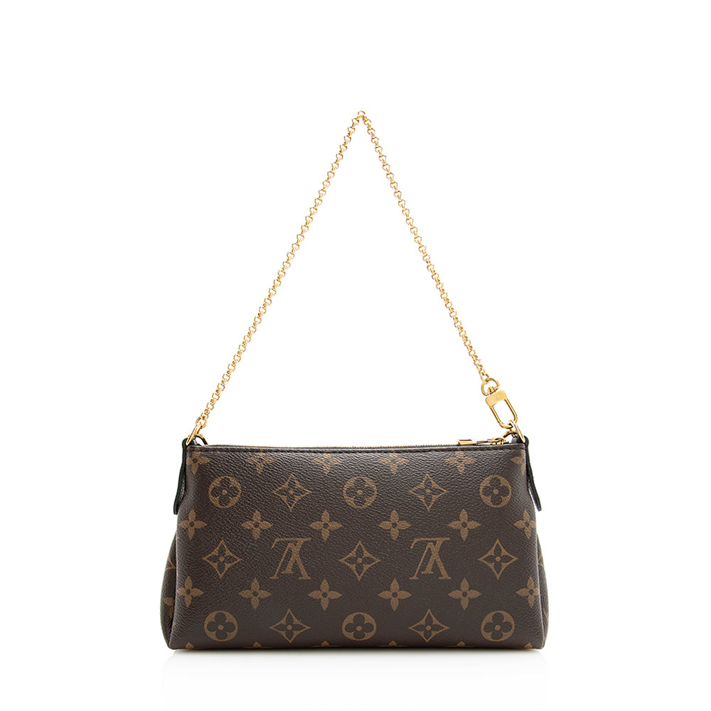 Louis Vuitton Monogram Canvas Pallas Clutch (SHF-20532)