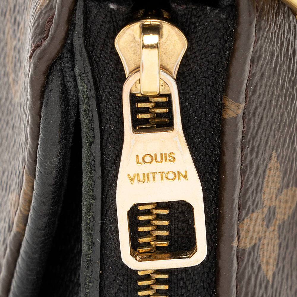 Louis Vuitton Monogram Canvas Pallas Clutch (SHF-20532)