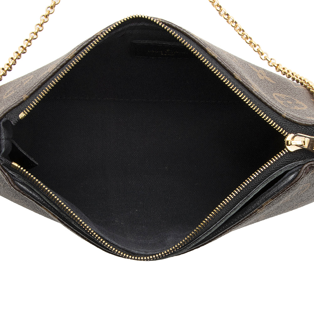 Louis Vuitton Monogram Canvas Pallas Clutch (SHF-20532)