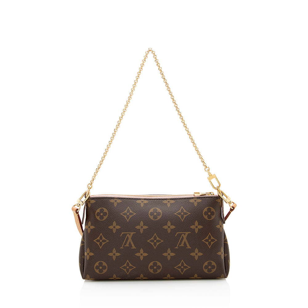 Louis Vuitton Monogram Canvas Pallas Clutch (SHF-21789)