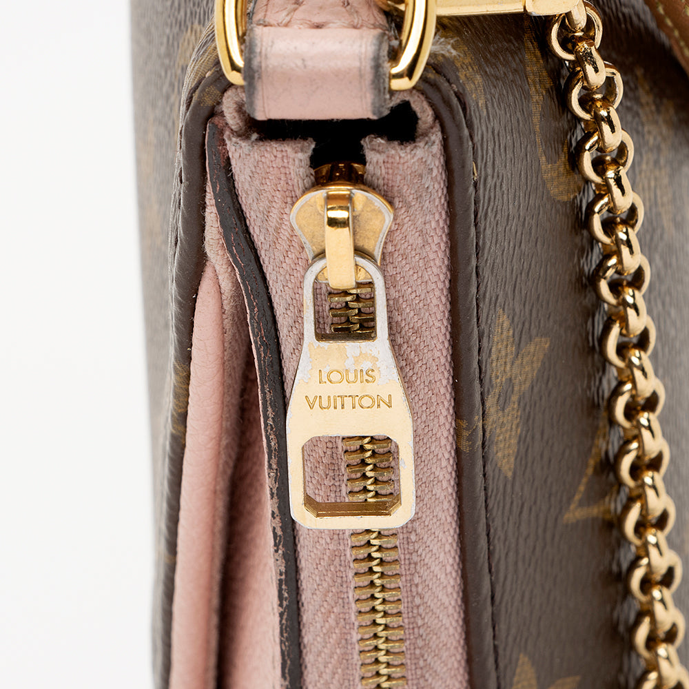 Louis Vuitton Monogram Canvas Pallas Clutch (SHF-21789)