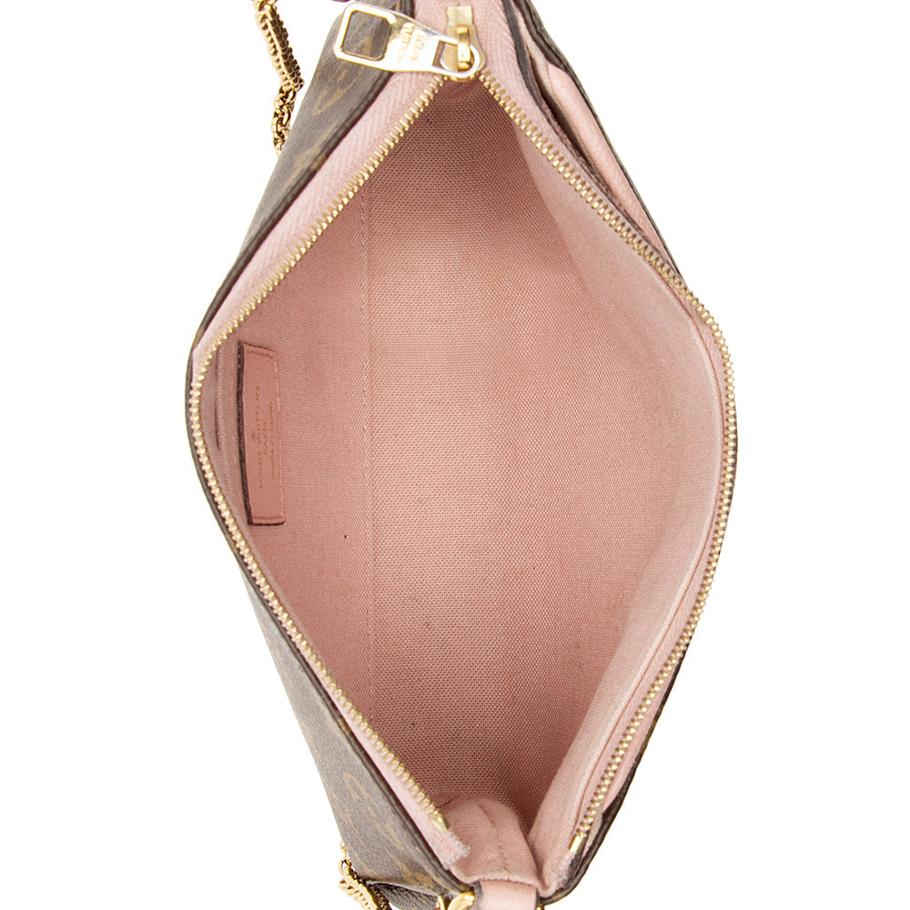 Louis Vuitton Monogram Canvas Pallas Clutch (SHF-21789)