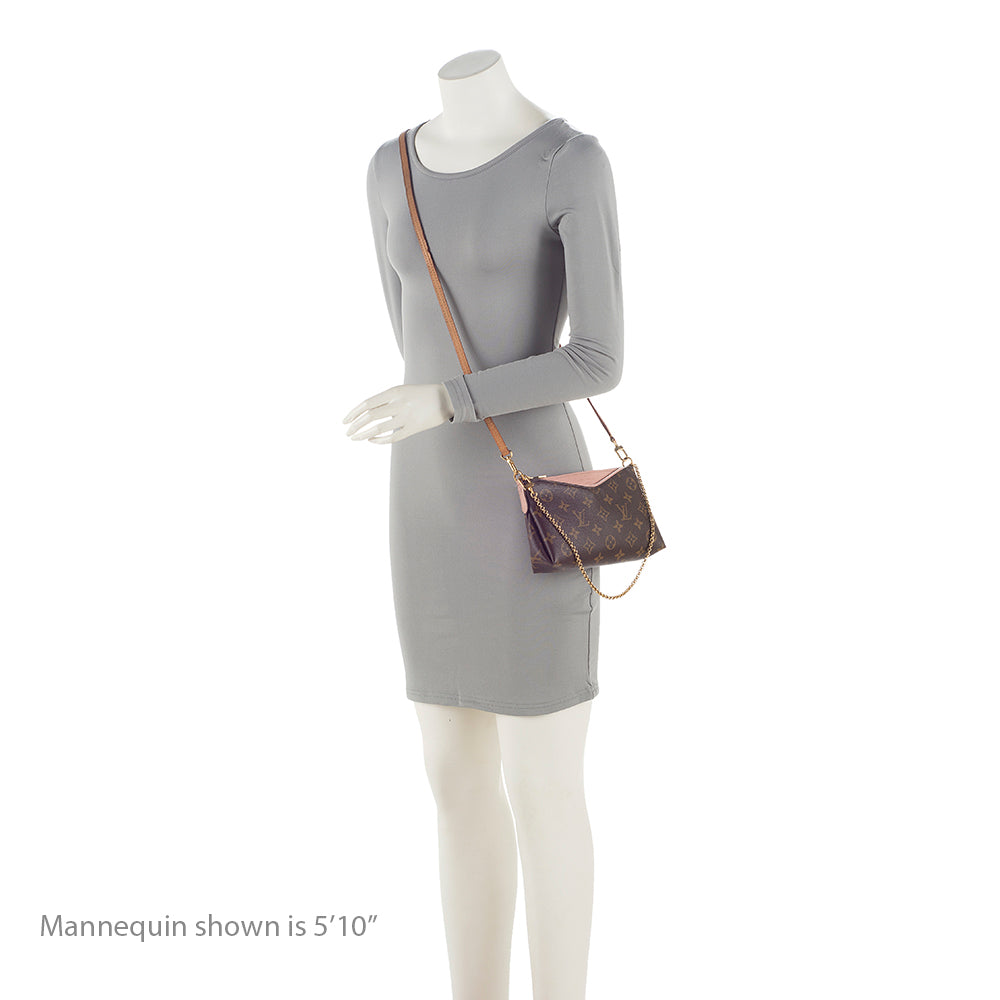 Louis Vuitton Monogram Canvas Pallas Clutch (SHF-21789)