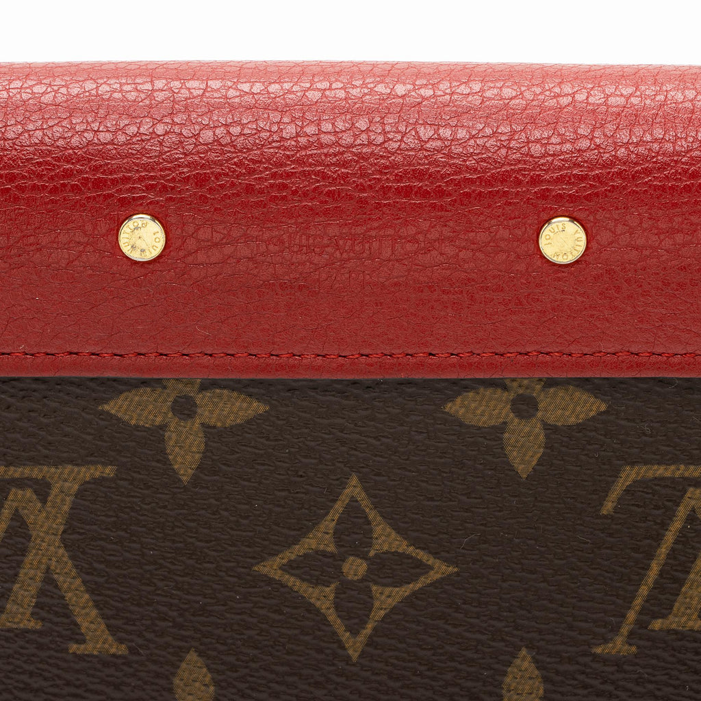 Louis Vuitton Monogram Canvas Pallas Wallet (SHF-22270)