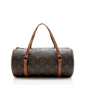 Louis Vuitton Monogram Canvas Papillon 26 Satchel (SHF-13158)