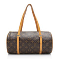 Louis Vuitton Monogram Canvas Papillon 30 Satchel (SHF-23596)