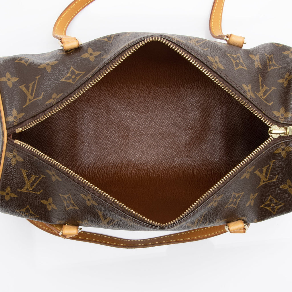 Louis Vuitton Monogram Canvas Papillon 30 Satchel (SHF-23596)