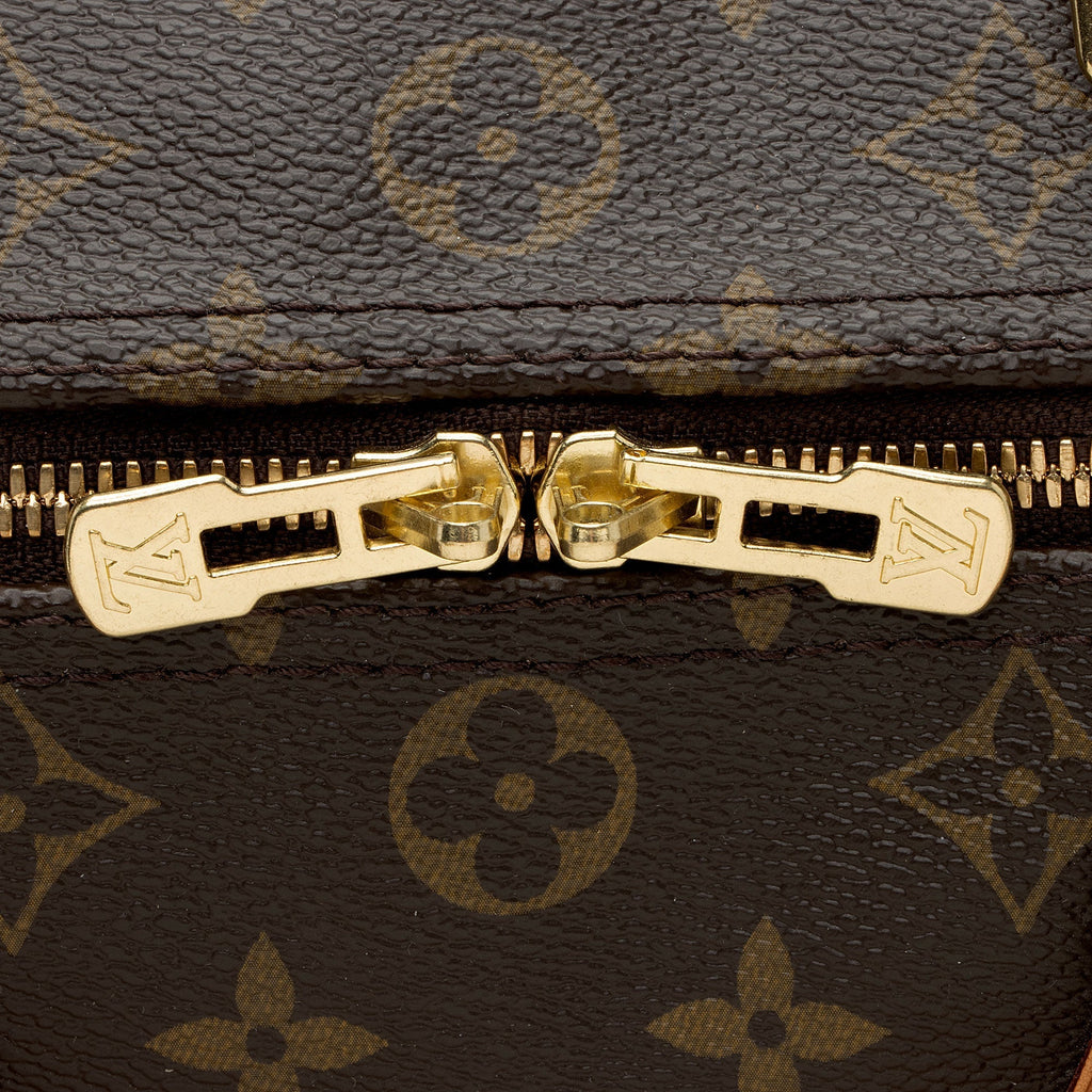 Louis Vuitton Monogram Canvas Patches Speedy Bandouliere 30 Satchel (SHF-Vfe38r)