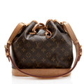 Louis Vuitton Monogram Canvas Petit Noe NM Shoulder Bag (SHF-22012)