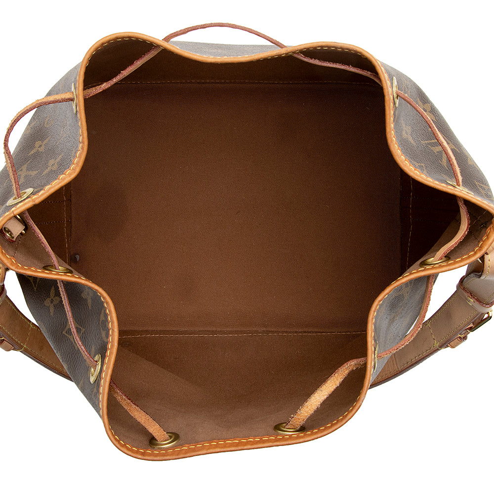 Louis Vuitton Monogram Canvas Petit Noe NM Shoulder Bag (SHF-22012)