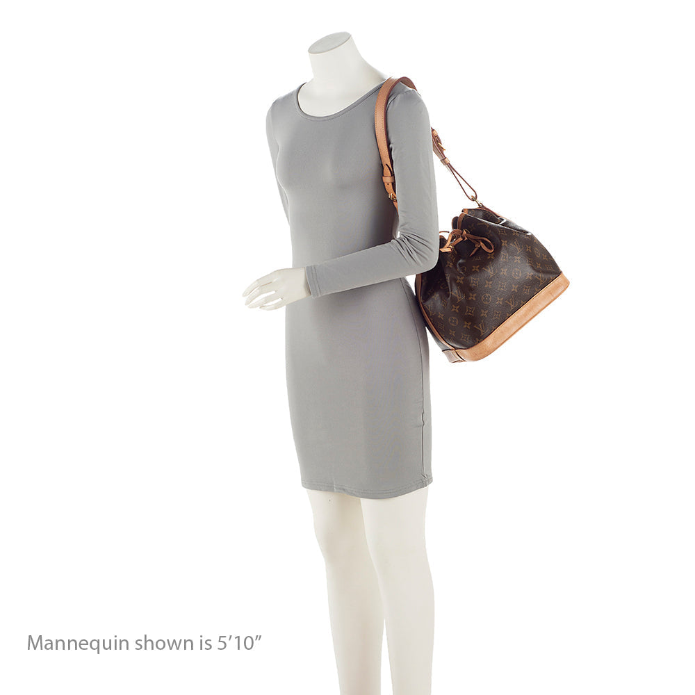 Louis Vuitton Monogram Canvas Petit Noe NM Shoulder Bag (SHF-22012)