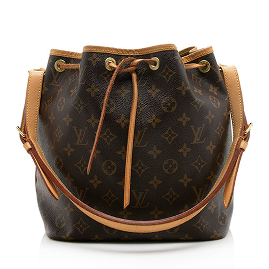 Louis Vuitton Monogram Canvas Petit Noe Shoulder Bag (SHF-qUiBgQ)