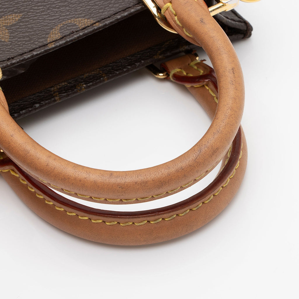 Louis Vuitton Monogram Canvas Petit Sac Plat Shoulder Bag (SHF-SYrls9)