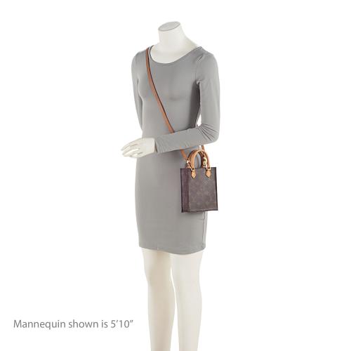 Louis Vuitton Monogram Canvas Petit Sac Plat Shoulder Bag (SHF-SYrls9)
