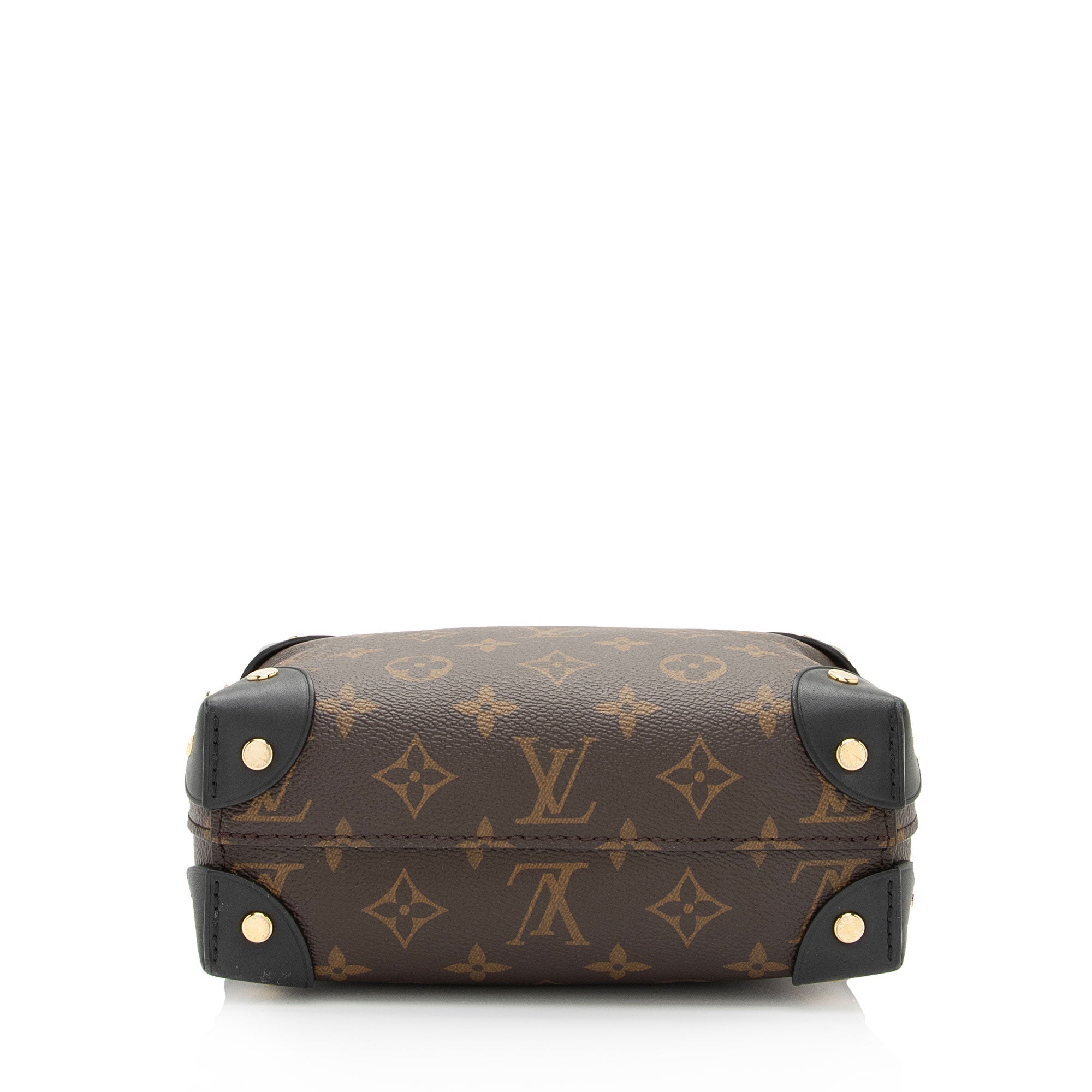Louis Vuitton Monogram Canvas Petite Malle Souple Satchel (SHF-PE9Wsi)
