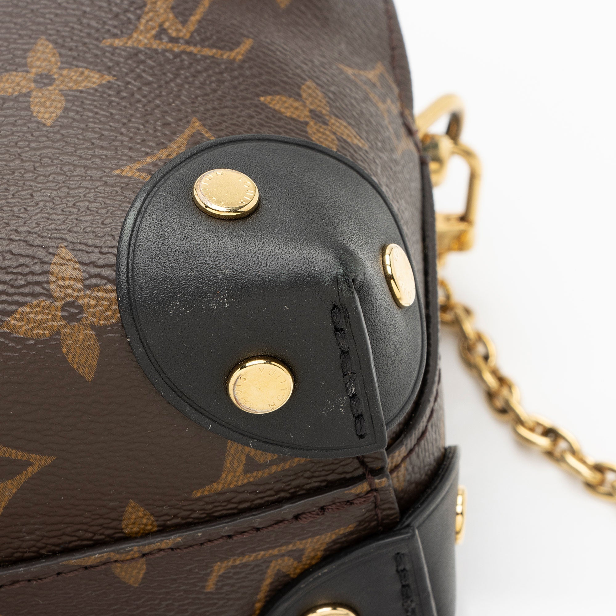 Louis Vuitton Monogram Canvas Petite Malle Souple Satchel (SHF-PE9Wsi)