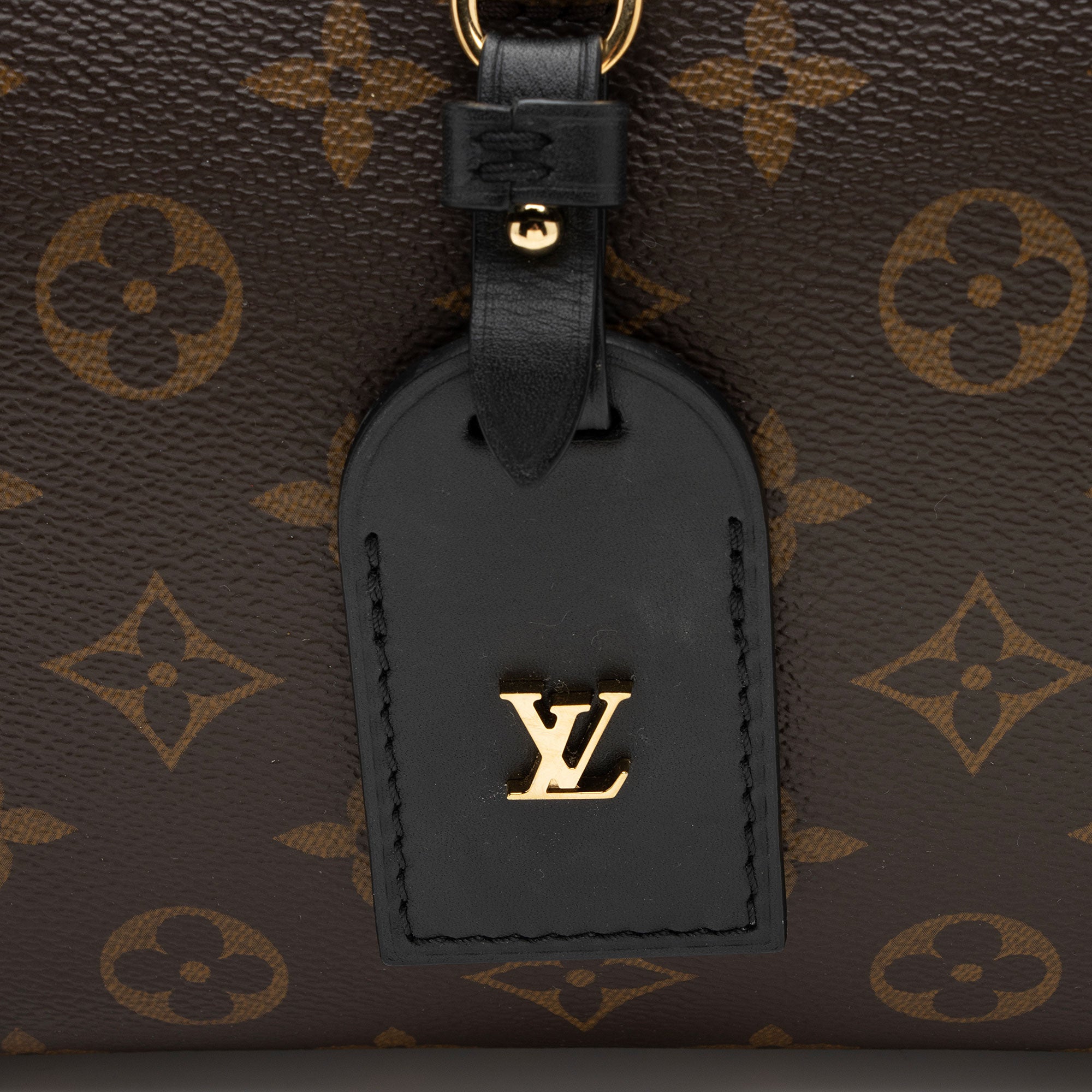 Louis Vuitton Monogram Canvas Petite Malle Souple Satchel (SHF-PE9Wsi)