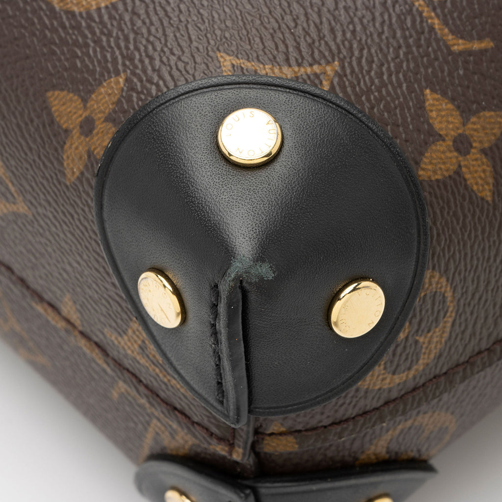 Louis Vuitton Monogram Canvas Petite Malle Souple Satchel (SHF-PE9Wsi)