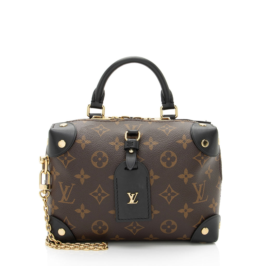 Louis Vuitton Monogram Canvas Petite Malle Souple Satchel (SHF-PE9Wsi)