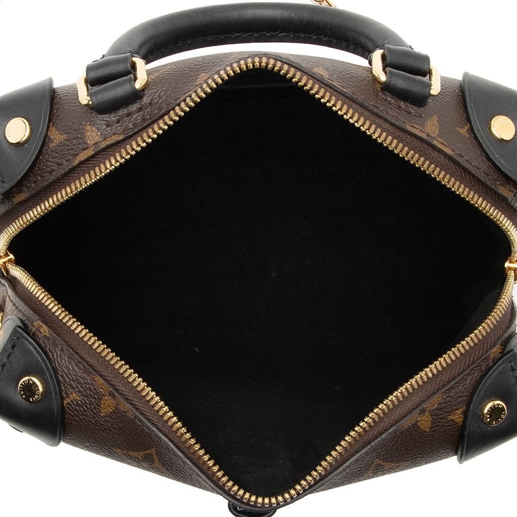 Louis Vuitton Monogram Canvas Petite Malle Souple Satchel (SHF-PE9Wsi)