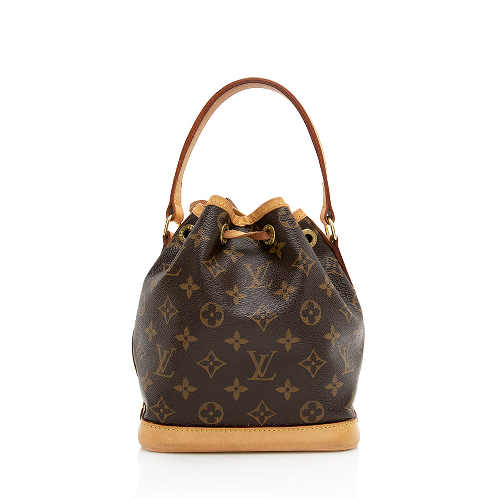 Louis Vuitton Monogram Canvas Petite Noe Shoulder Bag (SHF-18825)