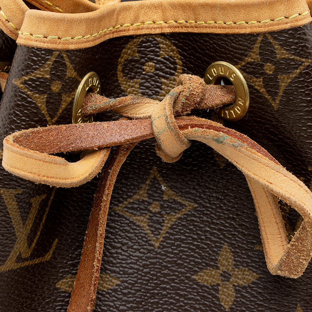 Louis Vuitton Monogram Canvas Petite Noe Shoulder Bag (SHF-18825)