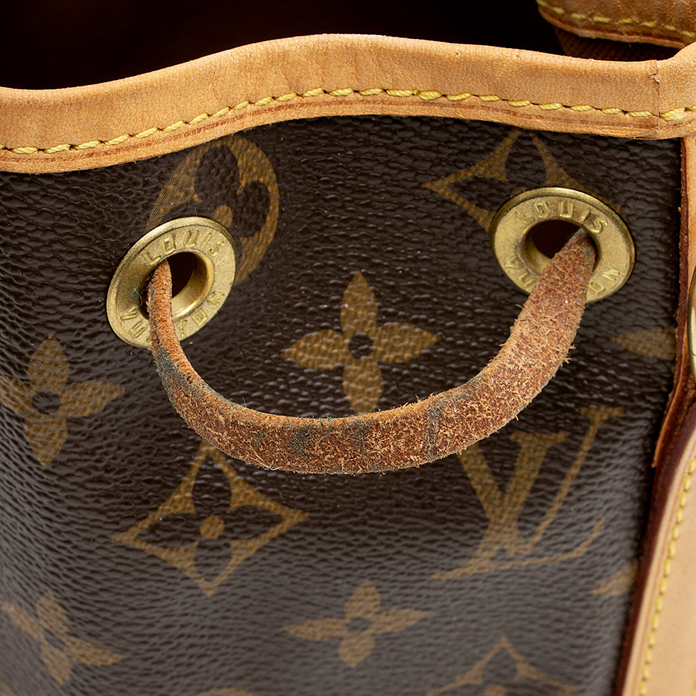 Louis Vuitton Monogram Canvas Petite Noe Shoulder Bag (SHF-18825)