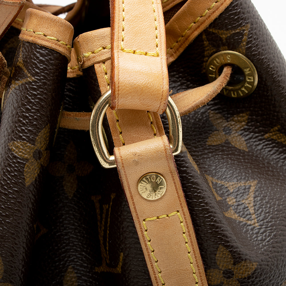 Louis Vuitton Monogram Canvas Petite Noe Shoulder Bag (SHF-18825)