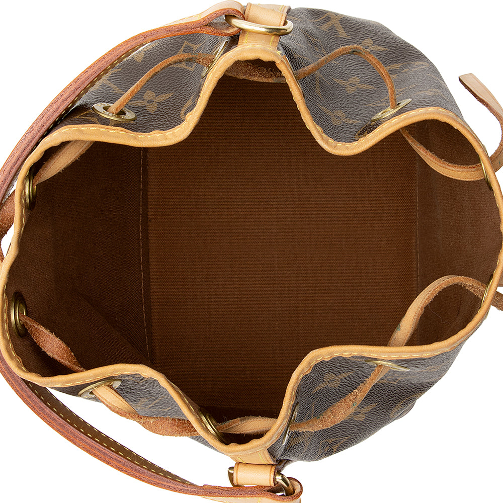 Louis Vuitton Monogram Canvas Petite Noe Shoulder Bag (SHF-18825)