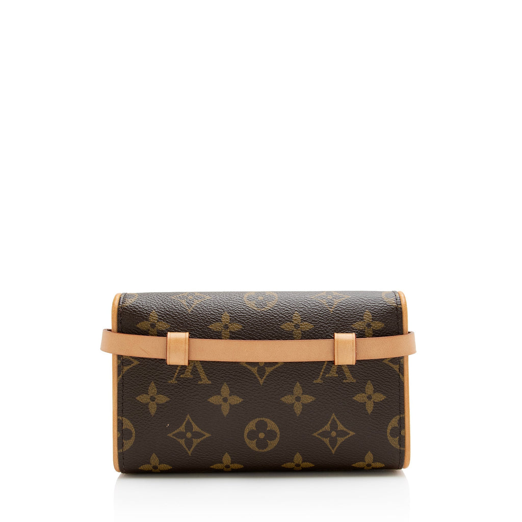 Louis Vuitton Monogram Canvas Pochette Florentine Small Belt Bag (SHF-22975)