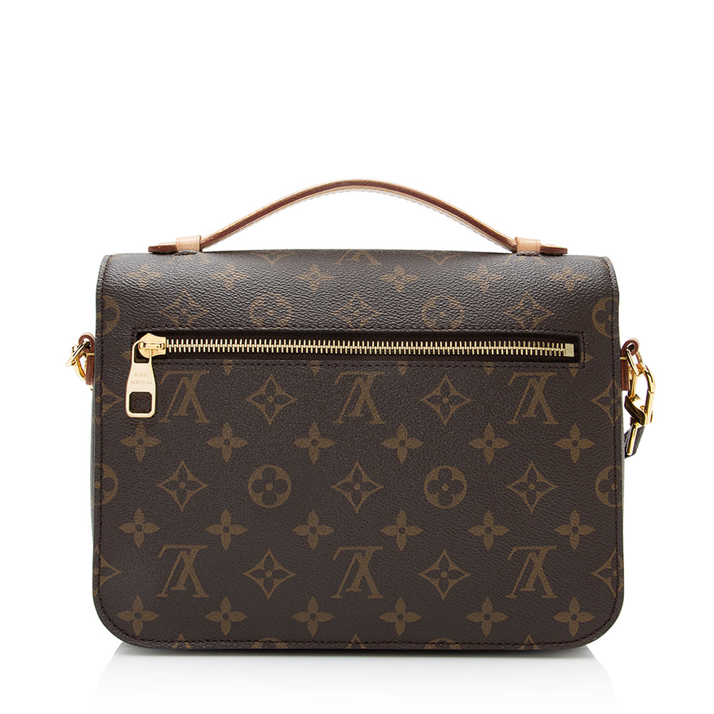 Louis Vuitton Monogram Canvas Pochette Metis Shoulder Bag (SHF-20938)