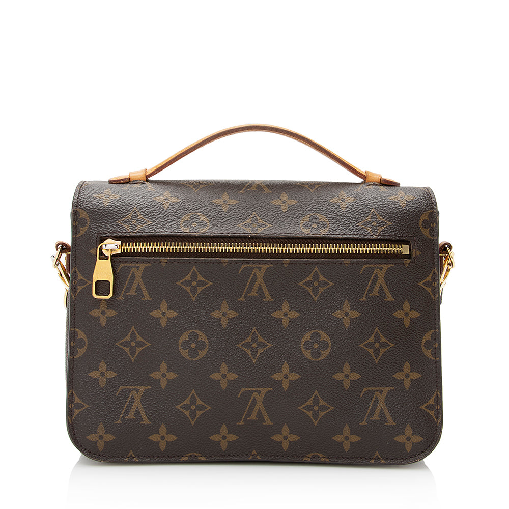 Louis Vuitton Monogram Canvas Pochette Metis Shoulder Bag (SHF-21682)