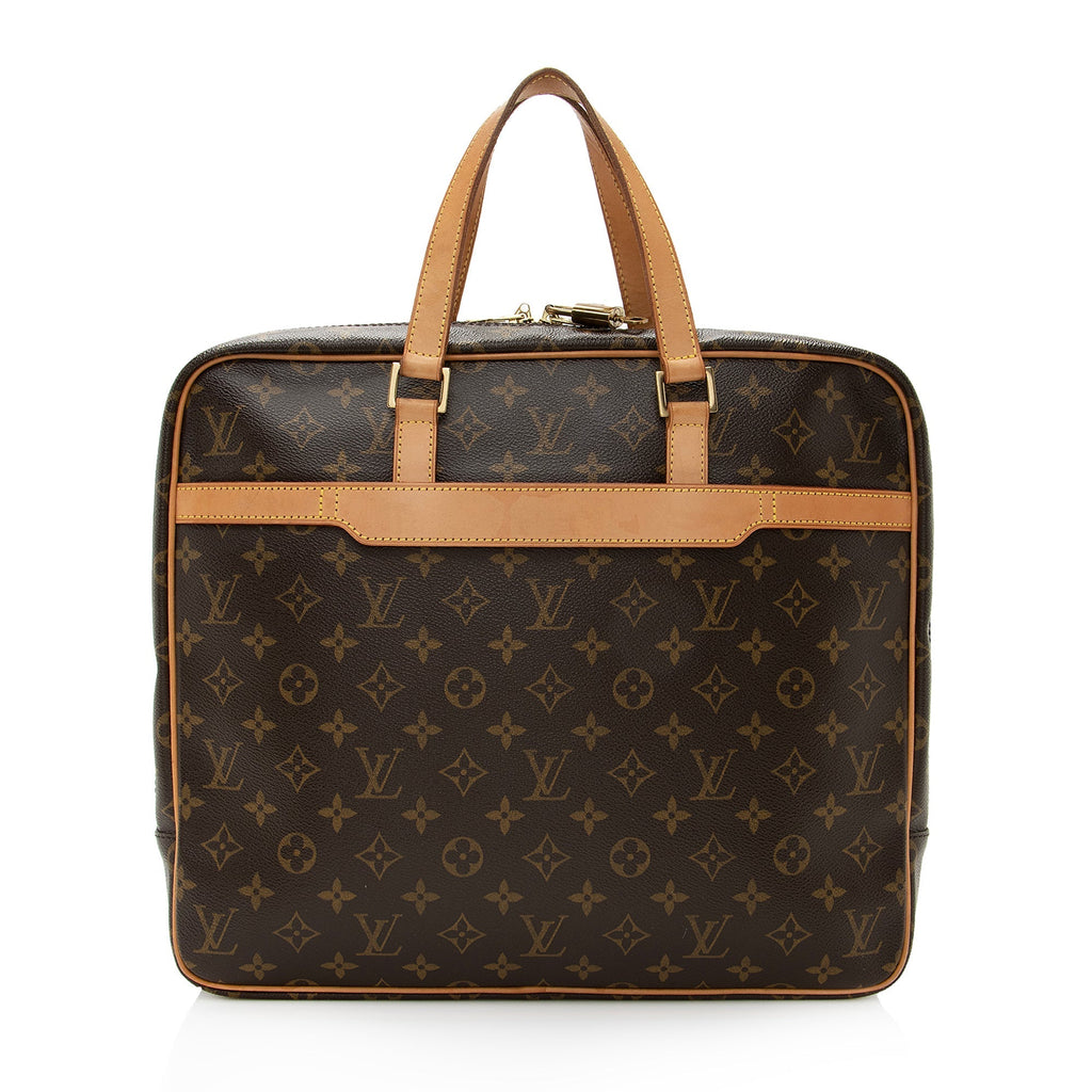 Louis Vuitton Monogram Canvas Porte Documents Pegase Soft Briefcase (SHF-22705)