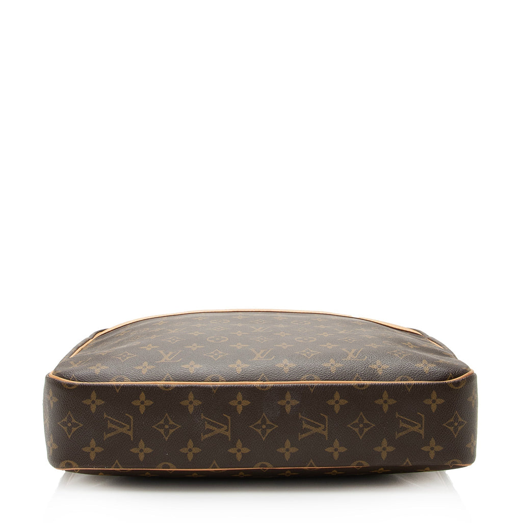 Louis Vuitton Monogram Canvas Porte Documents Pegase Soft Briefcase (SHF-22705)