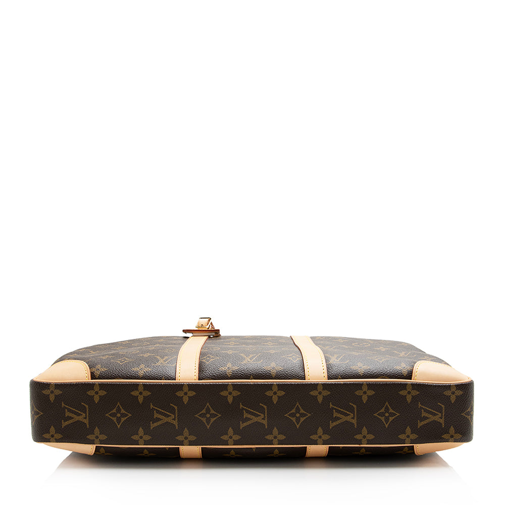 Louis Vuitton Monogram Canvas Porte Documents Voyage Bag (SHF-22639)