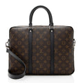 Louis Vuitton Monogram Canvas Porte-Documents Voyage PM Messenger Bag (SHF-21188)