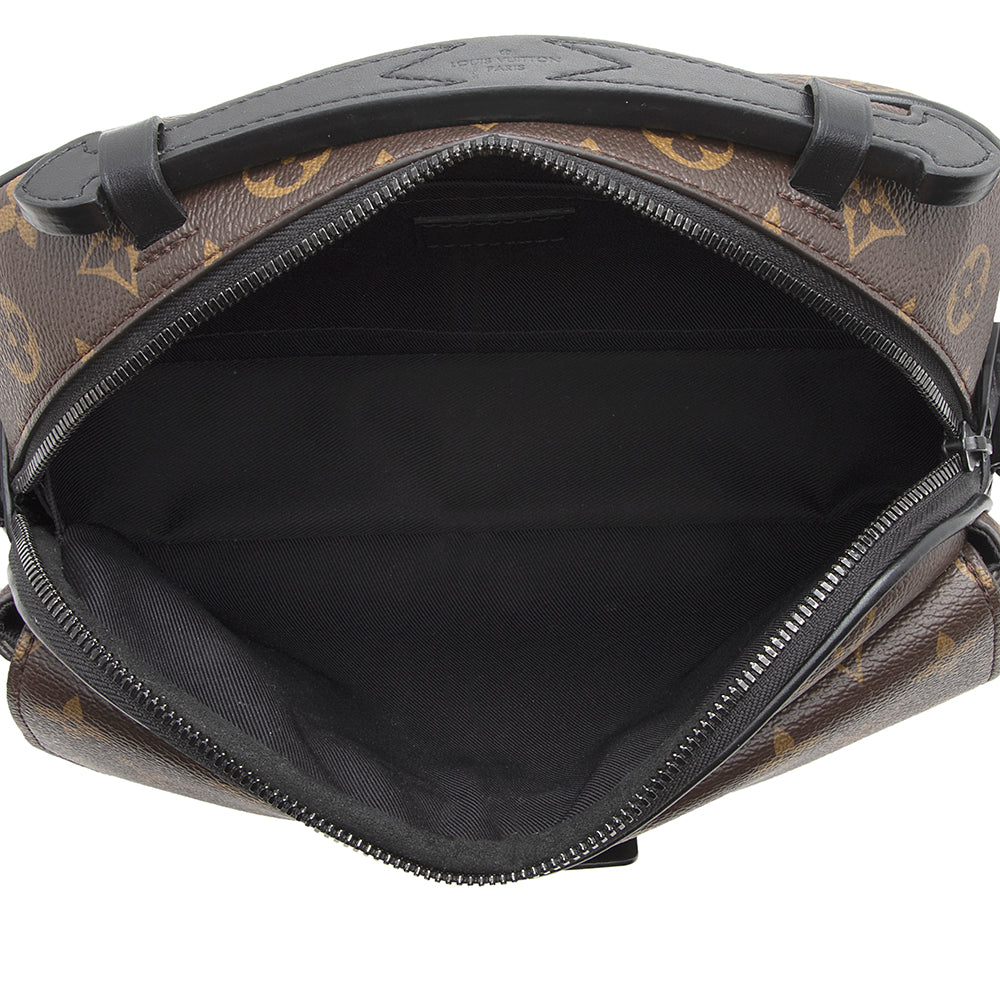 Louis Vuitton Monogram Canvas S Lock Messenger Bag (SHF-20669)