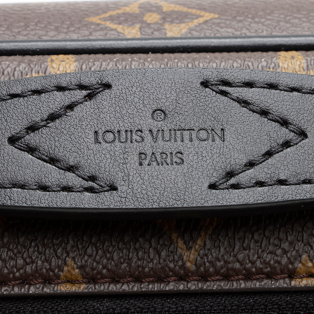 Louis Vuitton Monogram Canvas S Lock Messenger Bag (SHF-20669)