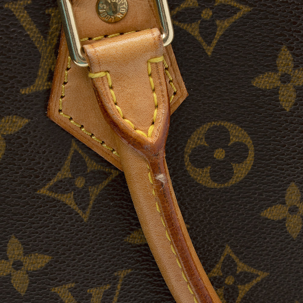 Louis Vuitton Monogram Canvas Sac Plat Tote (SHF-20594)