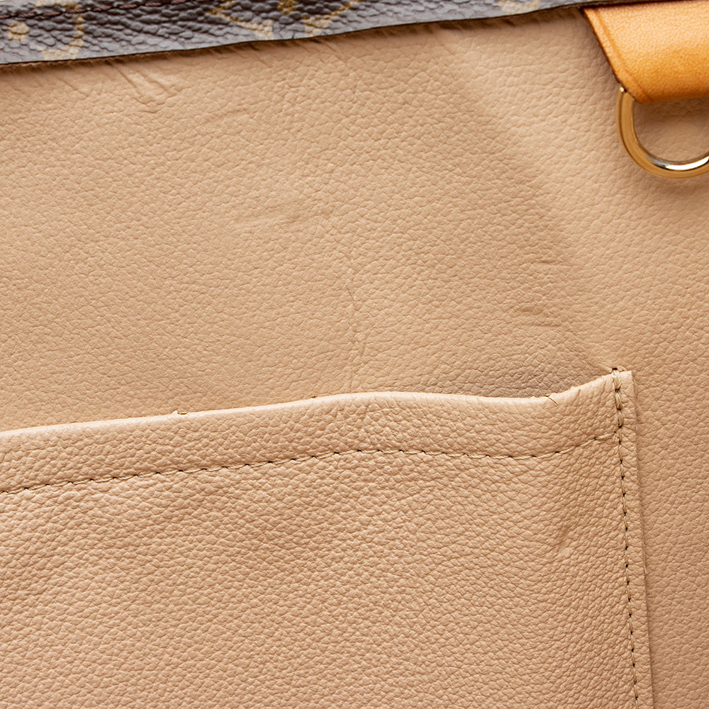 Louis Vuitton Vintage Monogram Canvas Sac Plat Tote (SHF-20941)
