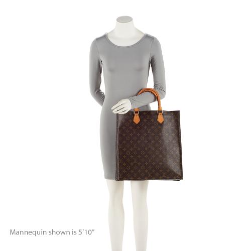 Louis Vuitton Vintage Monogram Canvas Sac Plat Tote (SHF-20941)