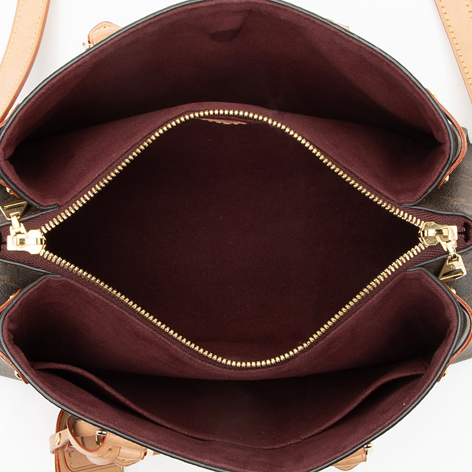 Louis Vuitton Monogram Canvas Soufflot BB Satchel (SHF-22423)