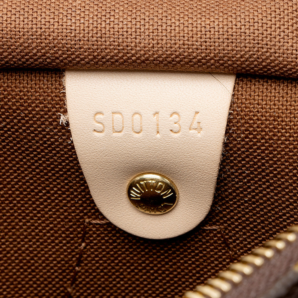 Louis Vuitton Monogram Canvas Speedy 25 Satchel (SHF-20618)