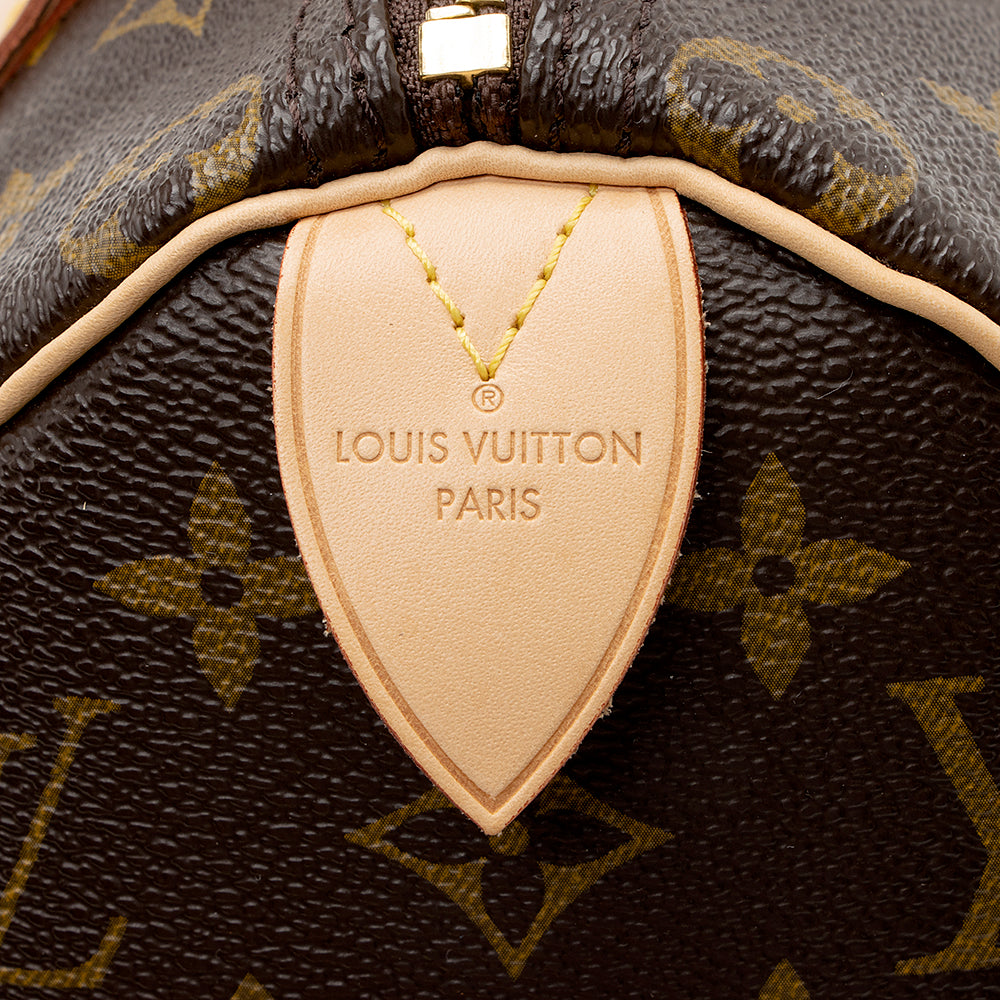 Louis Vuitton Monogram Canvas Speedy 25 Satchel (SHF-20618)