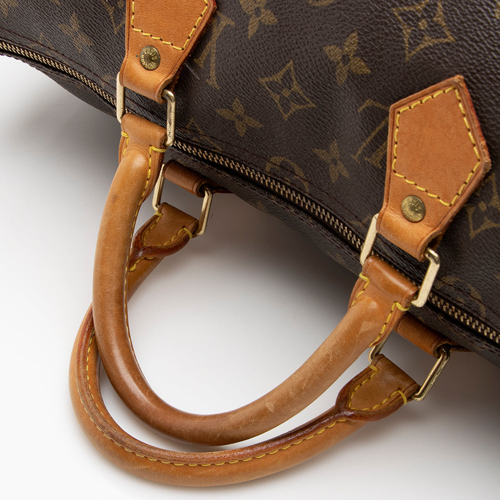 Louis Vuitton Monogram Canvas Speedy 35 Satchel - FINAL SALE (SHF-16687)