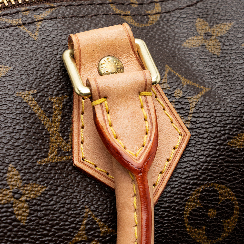 Louis Vuitton Monogram Canvas Speedy 35 Satchel (SHF-20210)