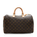 Louis Vuitton Monogram Canvas Speedy 35 Satchel (SHF-20210)