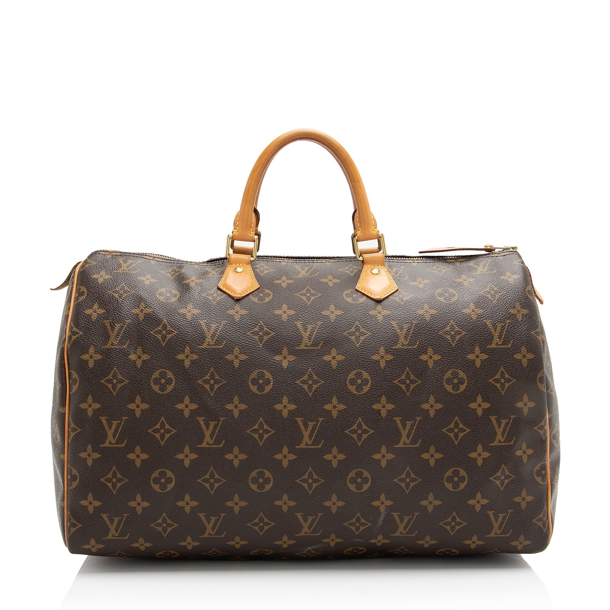 Louis Vuitton Monogram Canvas Speedy 40 Satchel (SHF-23442)