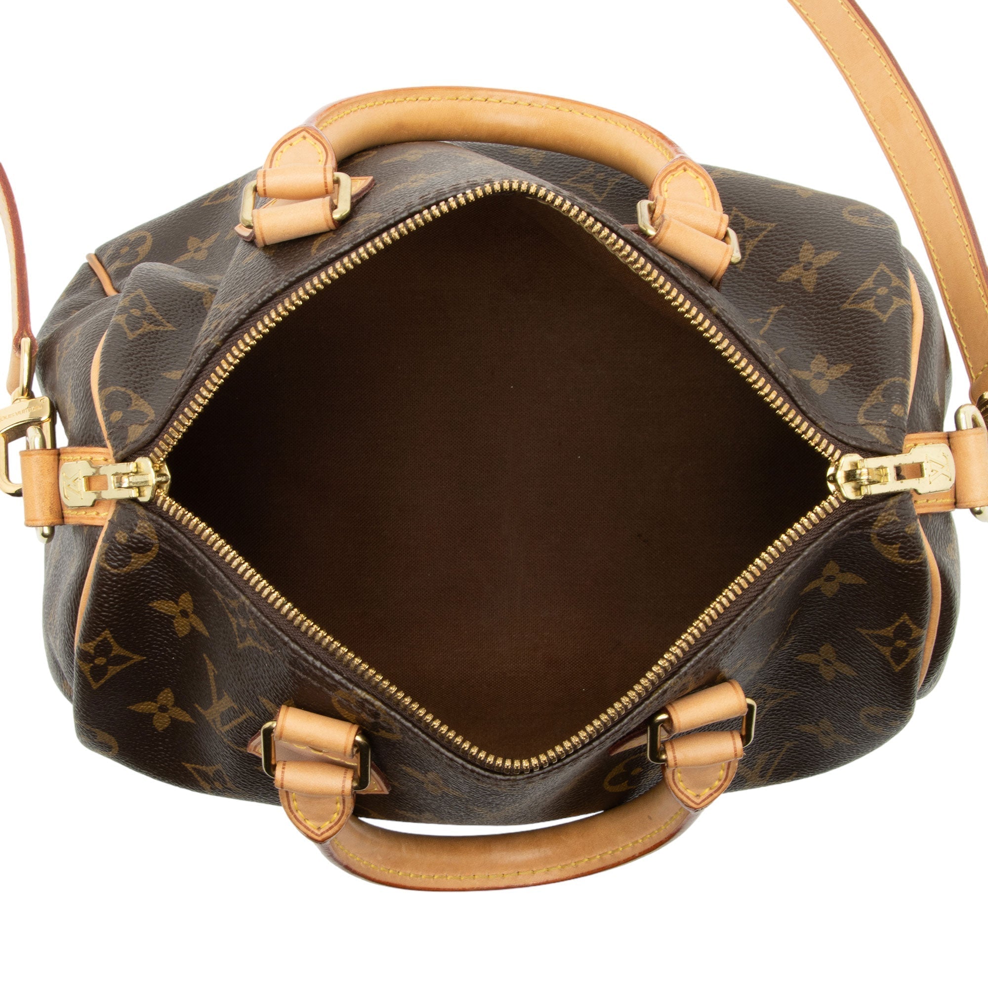Louis Vuitton Monogram Canvas Speedy Bandouliere 25 Satchel (SHF-oUmJ5y)